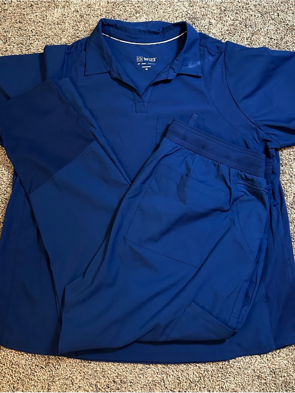 Wink 123 series scrub set navy size 1x